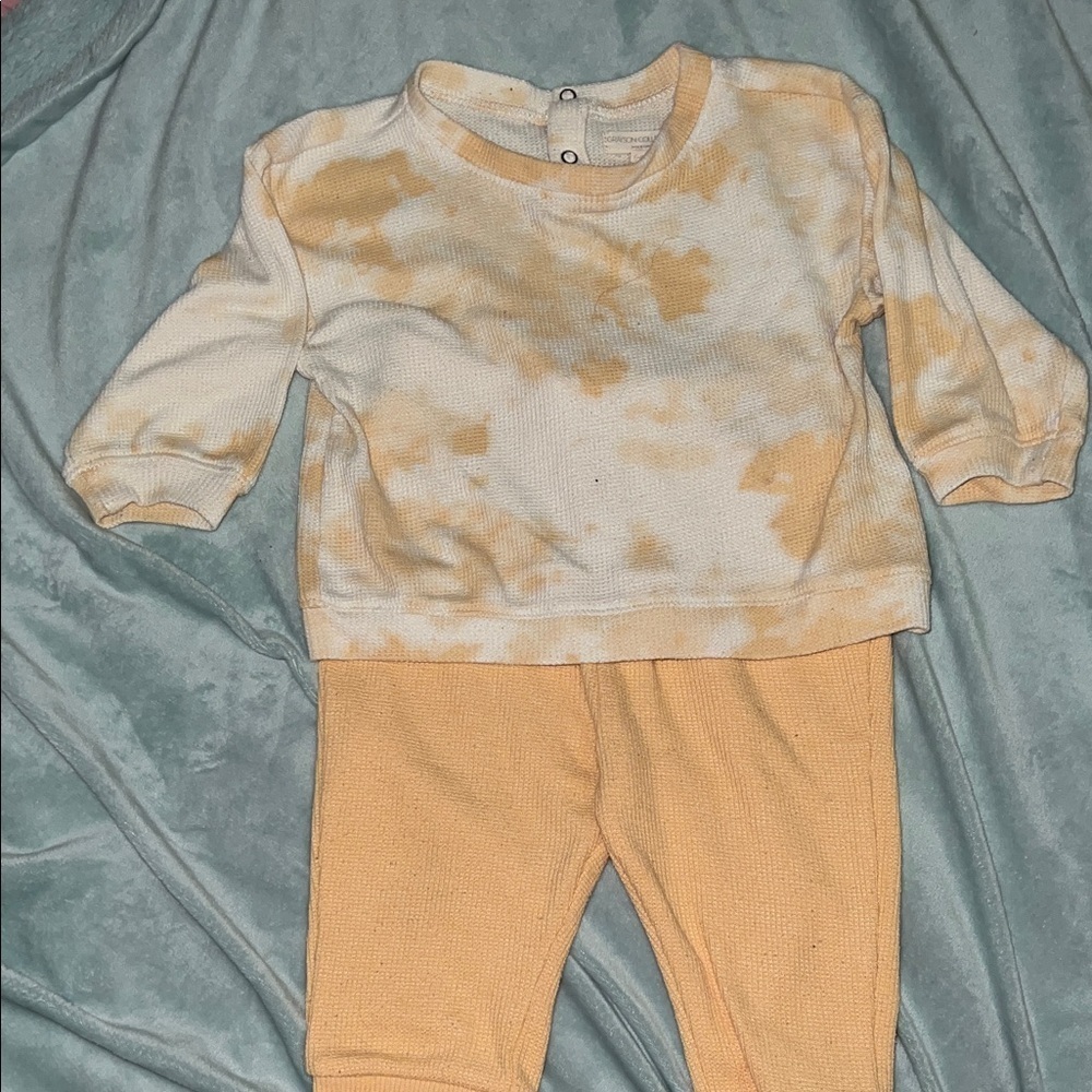 Tie-Dye Baby Sweatshirt and Pants Set